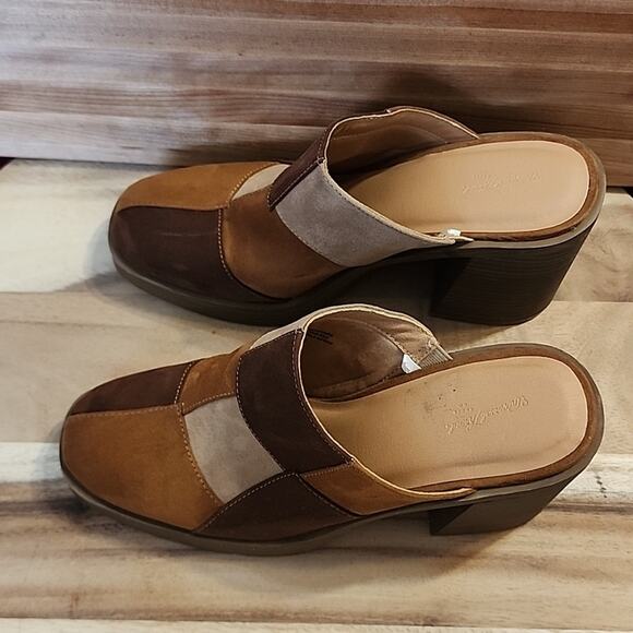 UNIVERSAL THREAD TESS FAUX LEATHER PLATFORM MULE CHUNKY HEELS SIZE 11 NWOB - Picture 15 of 16